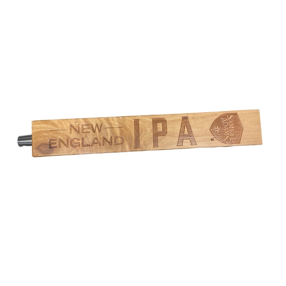 New England‎ Samuel Sam Adams Wood Beer Tap Handle 13" Tall